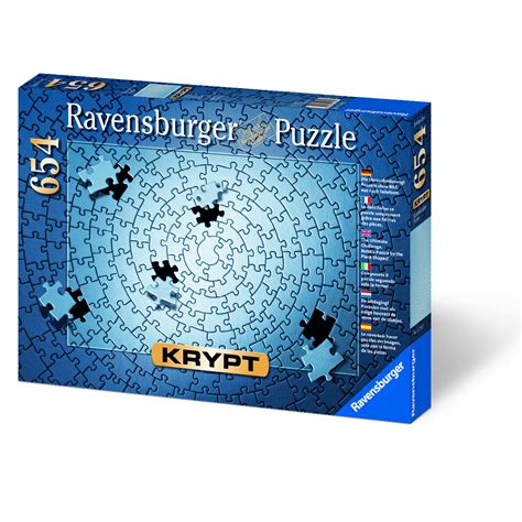ravensburger krypt blank puzzle challenge  pcs