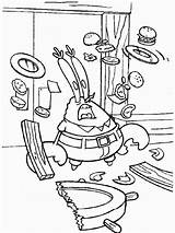 Krab Krusty Coloring Mess Pages Color Spongebob Clown Luna Getdrawings Drawing sketch template