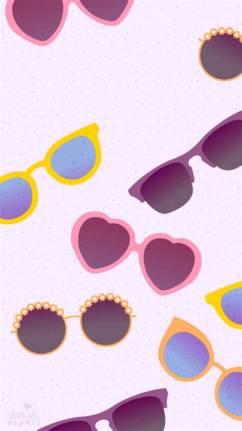 free adorable sunglasses iphone wallpaper by ipad