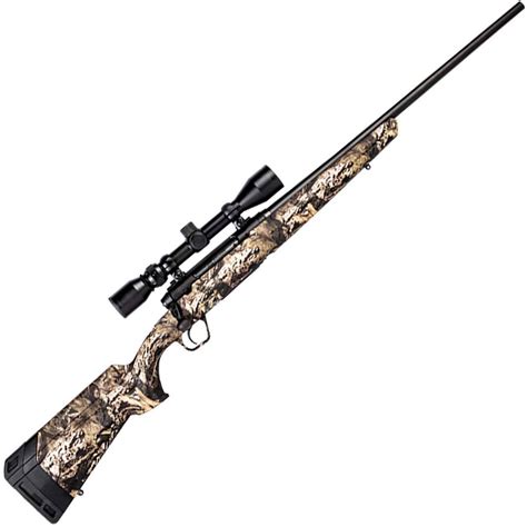 savage arms axis xp camo  weaver scope black bolt action rifle  winchester mossy oak