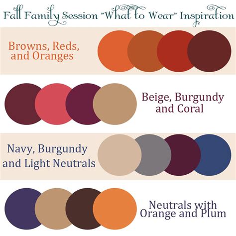 color palettes  family  google search fall family  fall family picture