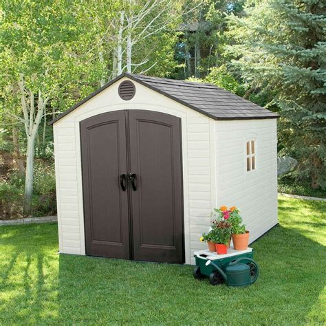 Lifetime Toby 8 Ft W X 10 Ft D Plastic Storage Shed