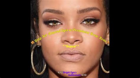 deep set almond eyes wprominent brow bonerequest