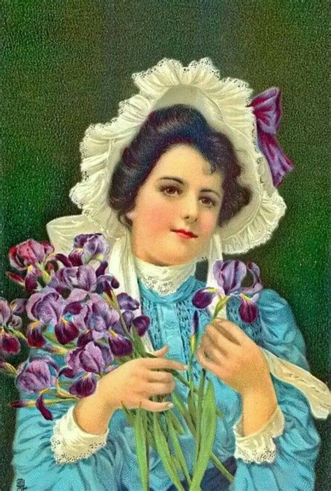 stunning women gorgeous saint james hawkins vintage postcards