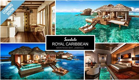 Sandals Overwater Bungalows Announcement Sandals Royal