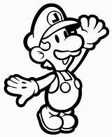 Mario Paper Coloring Pages Print Super Color Getcolorings Printable sketch template