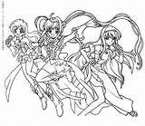 Pichi Coloring Pages Pitch Mermaid Melody Popular sketch template