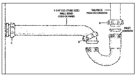 ppw   p trap     existing brass system installation instructions