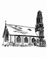 Church Coloring Medieval Churches Printable Pages Sheets Europe Fantasy Comments People Popular Coloringhome sketch template