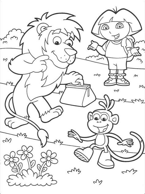 dora  explorer coloring pages   coloring pages colouring