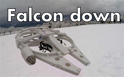 remote controlled quadcopter drone     millennium falcon  star wars