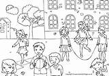 Playground Colouring School Pages Coloring Children Activity Drawing Color Village Activityvillage Become Member Log People Choose Board Explore Going სურათეი sketch template