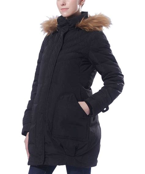 Take A Look At This Black Rose Quilted Hooded Down