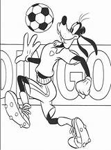 Goofy Coloring Pages Print Kids Printable Disney Para Colorear Imprimir Dibujos Kleurplaat Soccer Football Sport Futebol Pateta Jornalista sketch template