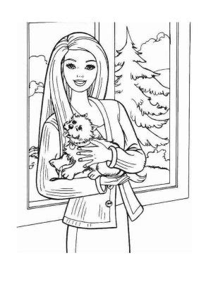 barbie christmas coloring pages barbie doll christmas coloring sheets