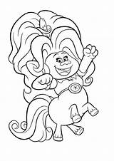 Trolls Coloring Tour Delta Dawn Pages Printable Print sketch template