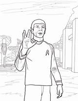 Spock Trek Enterprise Ausmalbilder Raumschiff Ausmalbild Supercoloring Kategorien sketch template