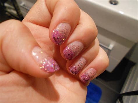 Pink Glitter Ombre Nail Art By Youresoheartcore On Deviantart