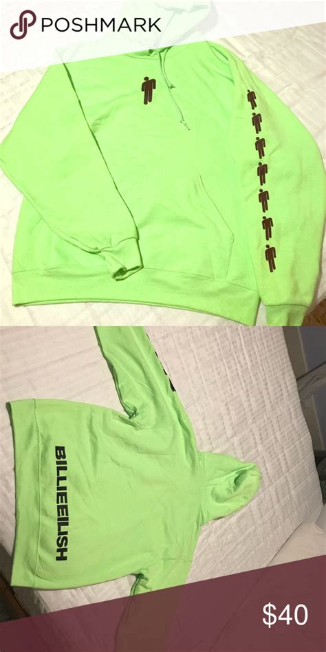 green billie eilish hoodie size medium cool outfits clothes outfits