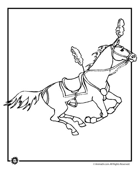 carousel horse coloring pages  print coloring home