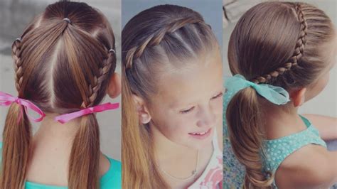 peinados fáciles para niña paso a paso tutorial trenzas de moda youtube