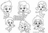 Guppies Guppy Ausmalbilder Molly Cool2bkids sketch template