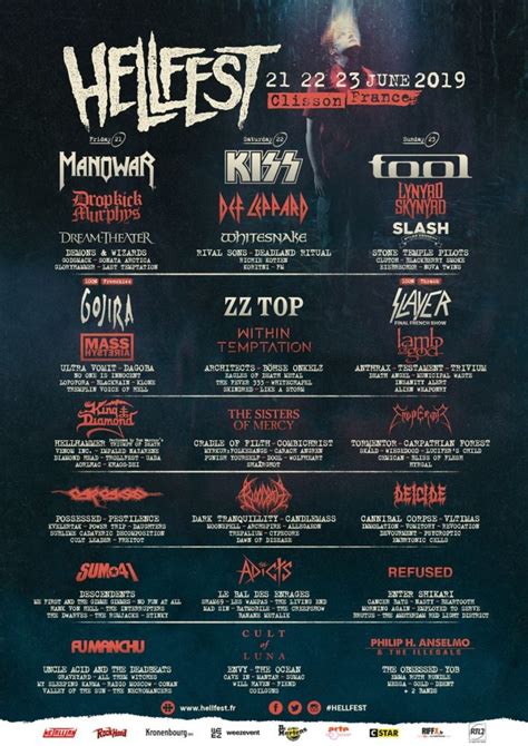 lineup for hellfest 2019 revealed metal addicts