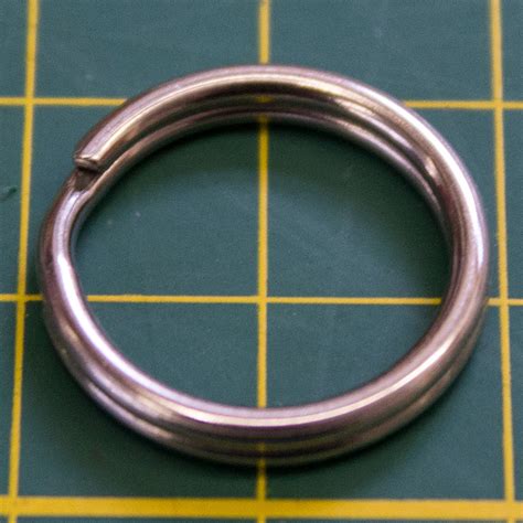 split ring stainless steel fox creek leather