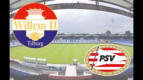 willem ii psv fans willem ii en bristol city naderen het stadion hd p youtube