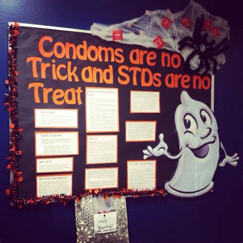 sexual health halloween ra bulletin board ra ideas pinterest