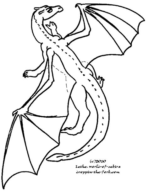 wing  dragon template  lethe gray  deviantart