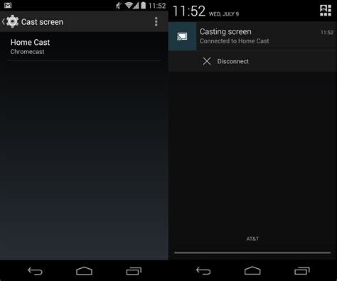 mirror  android screen  chromecast android central