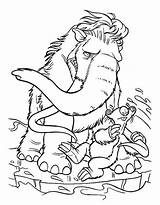 Ice Age Coloring Pages Printable Kids Color Books Cartoon Print Children Getcolorings Earth Popular sketch template
