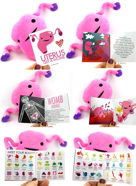 uterus plush womb service plush organ stuffed toy pillow i heart