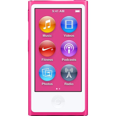 apple gb ipod nano pink  generation  model