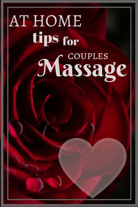 Massage Tips For Couples Before You Spa