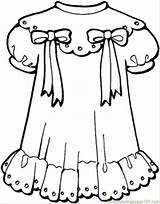 Coloring Dress Pages Popular Kids sketch template
