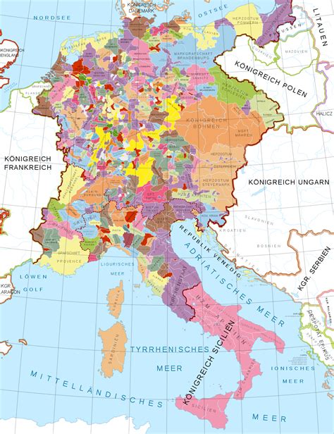 List Of States In The Holy Roman Empire Wikipedia