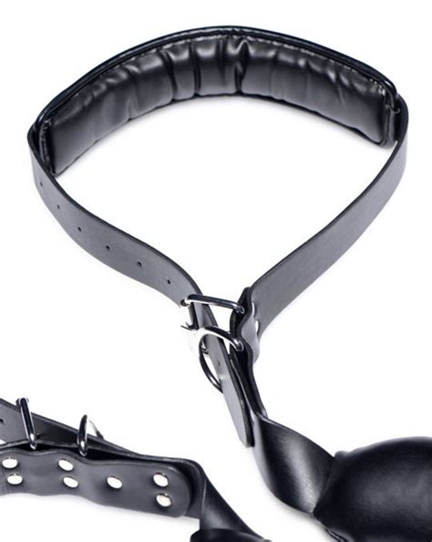 padded thigh sling with wrist cuffs spread open thigh bondage bdsm