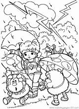 Coloring Pages Hard Colouring Color Rainbow Brite sketch template