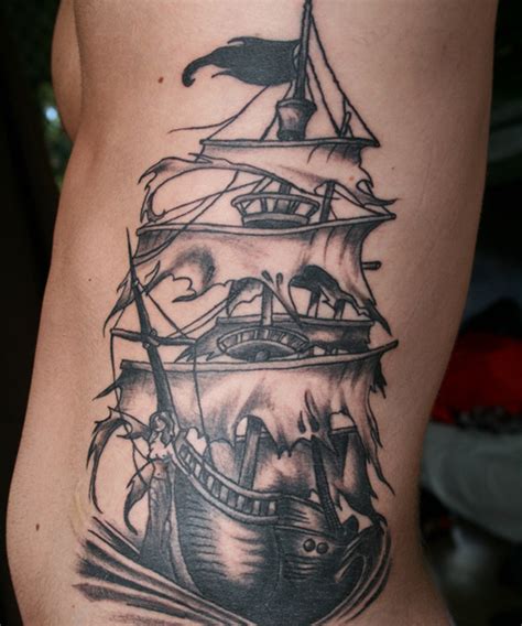 exciting pirate ship tattoo designs creativefan