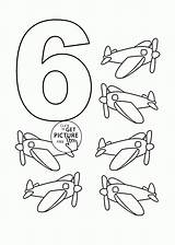 Number Coloring Pages Kids Sheets Printables Counting Numbers Printable Color Worksheets Wuppsy Colour Print Getcolorings Choose Board sketch template