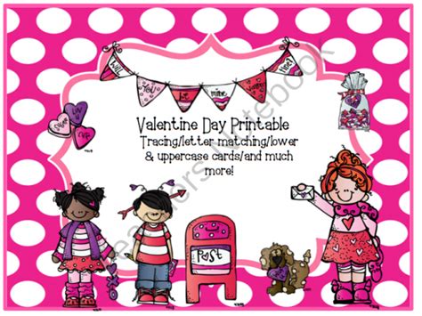 valentine day printable  preschool printables  teachersnotebook