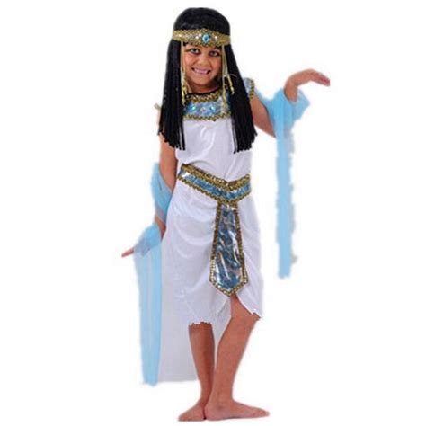 White Egyptian Cleopatra Costumes Halloween Cosplay Masquerade Party