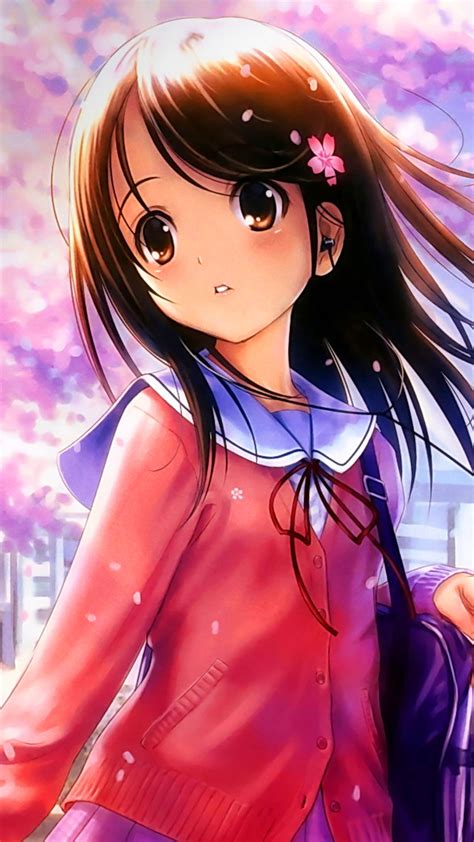 2160x3840 Anime Girl With Headphones Sony Xperia X Xz Z5