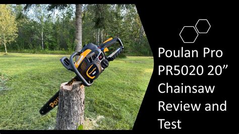 poulanpro pr  cc chainsaw review  test youtube