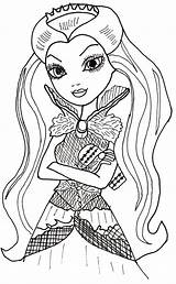 Coloring Ever After High Pages Queen Printable Raven Print Sheet Color Sheets Colouring Kids Coloringtop Books sketch template