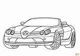 Coloring Pages Mclaren Mercedes Gtr Benz Nissan Slr P1 Drawing Printable Car Gt Color Kids F1 Getcolorings Getdrawings Adults Super sketch template
