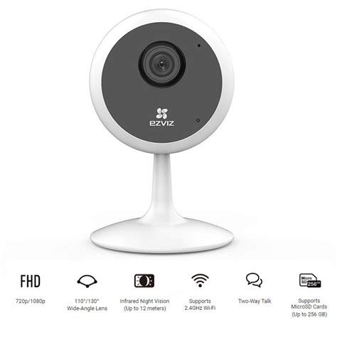ezviz indoor wifi camera p  ir   audio gb card support linkserve