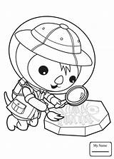 Pages Coloring Barnacles Captain Getcolorings Octonauts Joyous sketch template